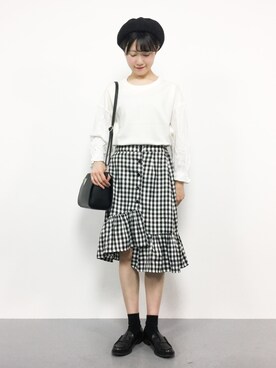 まるさん（レディース・161cm）の春コーディネート