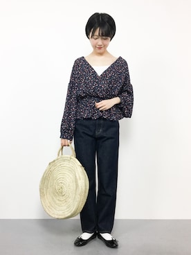 まるさん（レディース・161cm）の春コーディネート