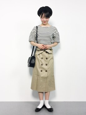 まるさん(レディース・161cm)の春コーディネート