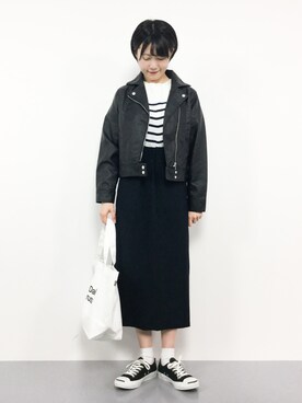 まるさん（レディース・161cm）の春コーディネート