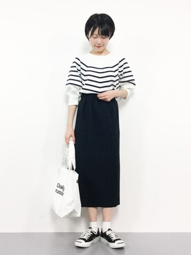 まるさん（レディース・161cm）の春コーディネート