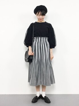 まるさん（レディース・161cm）の春コーディネート