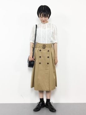 まるさん（レディース・161cm）の春コーディネート