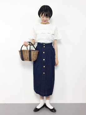 まるさん（レディース・161cm）の春コーディネート