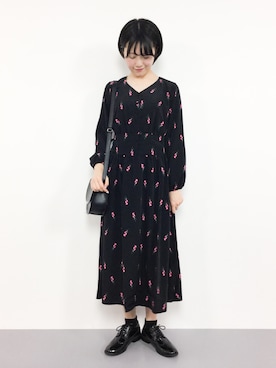 「haco!（ハコ）のアイテム（ワンピース/ドレス）」を使った、まるさん（レディース・161cm）の春コーディネート