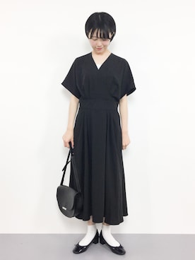 「haco!（ハコ）のアイテム（ワンピース/ドレス）」を使った、まるさん（レディース・161cm）の春コーディネート