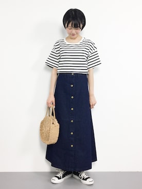 まるさん（レディース・161cm）の春コーディネート