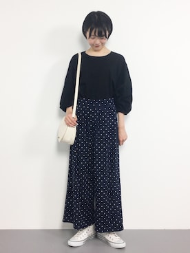 「夢展望（ユメテンボウ）のアイテム」を使った、まるさん（レディース・161cm）の春コーディネート