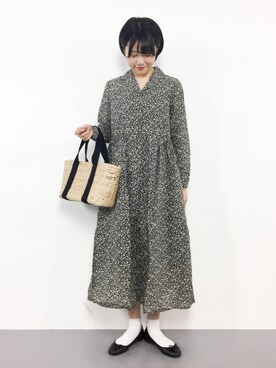 「Sunny clouds（サニークラウズ）のアイテム（ワンピース/ドレス）」を使った、まるさん（レディース・161cm）の夏コーディネート