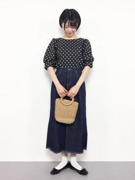 「TONE SELECT GOODS（トーンセレクトグッズ）のアイテム」を使った、まるさん（レディース・161cm）の夏コーディネート