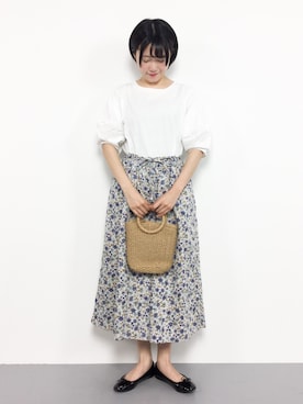 「TONE SELECT GOODS（トーンセレクトグッズ）のアイテム」を使った、まるさん（レディース・161cm）の夏コーディネート