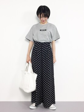 「MP STORE（エムピーストア）のアイテム」を使った、まるさん（レディース・161cm）の夏コーディネート