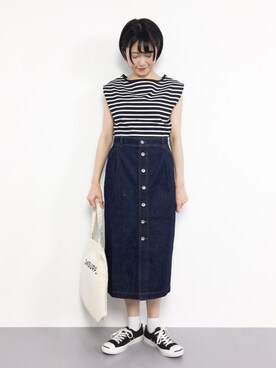 まるさん（レディース・161cm）の夏コーディネート