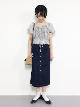 まるさん（レディース・161cm）の夏コーディネート