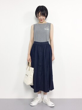 まるさん（レディース・161cm）の夏コーディネート