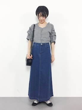 まるさん（レディース・161cm）の夏コーディネート