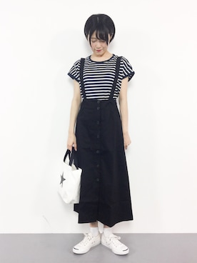 「SHIPS Days（シップスデイズ）のアイテム」を使った、まるさん（レディース・161cm）の夏コーディネート