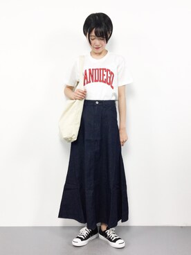 まるさん（レディース・161cm）の夏コーディネート
