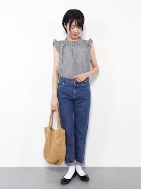 まるさん（レディース・161cm）の夏コーディネート