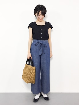 まるさん（レディース・161cm）の夏コーディネート