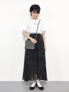 「PLAIN CLOTHING（プレーンクロージング）のアイテム」を使った、まるさん（レディース・161cm）の夏コーディネート
