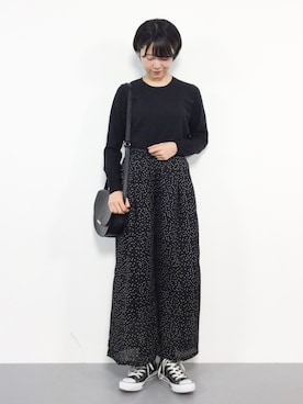 「merlot plus（メルロープリュス）のアイテム」を使った、まるさん（レディース・161cm）の秋コーディネート