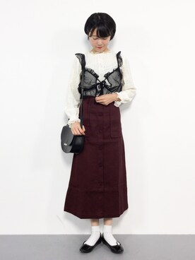 まるさん（レディース・161cm）の秋コーディネート