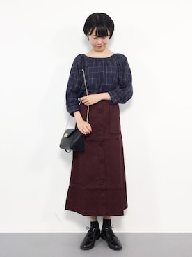 まるさん（レディース・161cm）の秋コーディネート