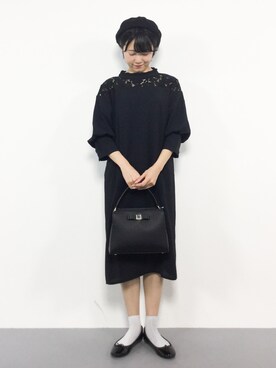 「merlot plus（メルロープリュス）のアイテム」を使った、まるさん（レディース・161cm）の秋コーディネート