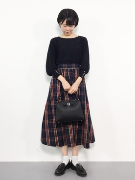 まるさん（レディース・161cm）の秋コーディネート