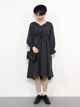 「FREAK'S STORE（フリークスストア）のアイテム（ハンチング/ベレー帽）」を使った、まるさん（レディース・161cm）の秋コーディネート