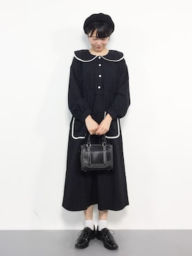 「PLAIN CLOTHING（プレーンクロージング）のアイテム」を使った、まるさん（レディース・161cm）の秋コーディネート
