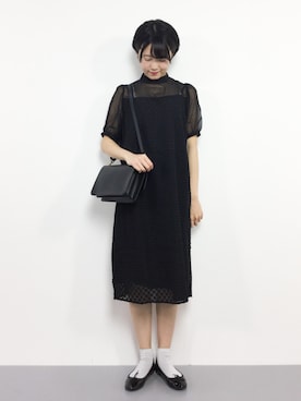 「merlot plus（メルロープリュス）のアイテム」を使った、まるさん（レディース・161cm）の秋コーディネート