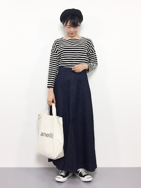 「anello（アネロ）のアイテム」を使った、まるさん（レディース・161cm）の秋コーディネート