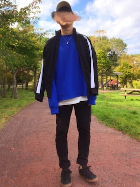 「GLOBAL WORK（グローバルワーク）のアイテム（その他アウター）」を使った、t@ka.さん（メンズ・175cm）の秋コーディネート