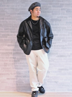 「arth」｜「アイテム（ジャケット/アウター）」を使った、こがちゃんさん（メンズ・173cm）の秋コーディネート