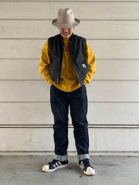 「arth」｜こがちゃんさん（メンズ・175cm）の冬コーディネート