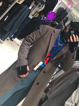 「KIRSH（キルシー）のアイテム（スウェット）」を使った、くまとらんさん（メンズ・169cm）の秋コーディネート