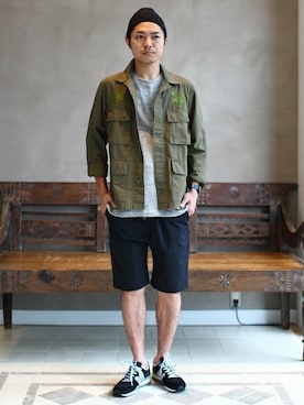 「new balance 996」｜mizutaniさん（メンズ・178cm）の夏コーディネート