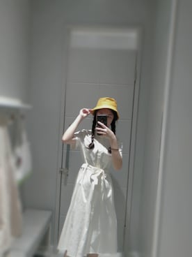 「アイテム（シャツワンピース）」を使った、ashley00さん（レディース・170cm・10代）の冬コーディネート