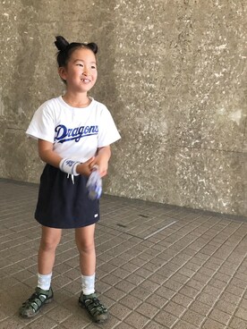 「STANCE（スタンス）のアイテム」を使った、bigdaddyさん（キッズ・125cm）の夏コーディネート