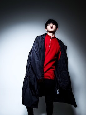 「8seconds（エイトセカンズ）のアイテム（その他アウター）」を使った、AYUMUさん（メンズ・177cm）の春コーディネート