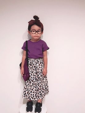 「CIAOPANIC TYPY（チャオパニックティピー）のアイテム（ヘアアクセサリー）」を使った、sui_mmyさん（キッズ・100cm）の夏コーディネート
