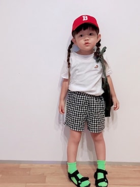 sui_mmyさん（キッズ・100cm）の夏コーディネート