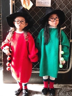 「Peter Blance（ピーターバランス）のアイテム」を使った、sui_mmyさん（キッズ・100cm）の冬コーディネート