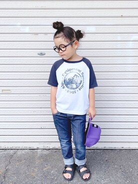 sui_mmyさん（キッズ・100cm）の夏コーディネート