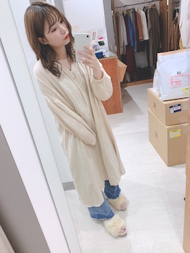 「Factor=（ファクターイコール）のアイテム（パンツ）」を使った、🐻みみみみさん（レディース・152cm）の秋コーディネート