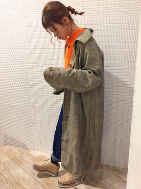 「YUKKAM（ユッカム）のアイテム」を使った、🧸🎈さん（レディース・151cm）の秋コーディネート