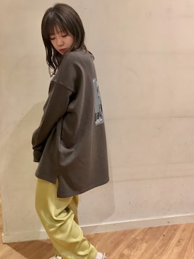 「だぼだぼ」｜「アイテム（その他）」を使った、🧸🎈さん（レディース・151cm）の秋コーディネート