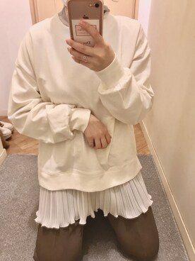 「Furryrate（ファーリーレート）のアイテム（パンツ）」を使った、🧸🎈さん（レディース・151cm）の秋コーディネート